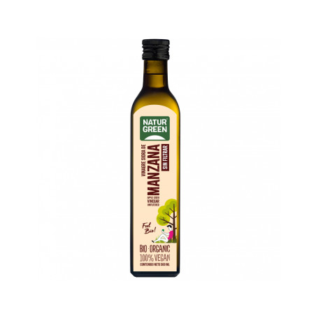 NaturGreen Vinagre de Sidra de Manzana Sin Filtrar Bio 500 ml