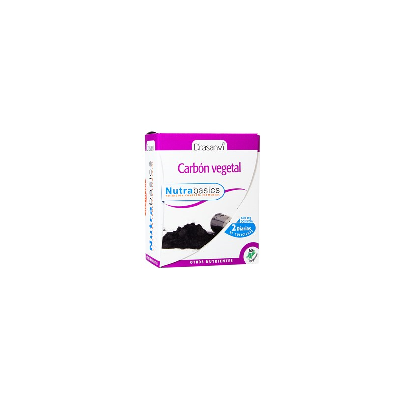 Carbon Vegetal 60 Capsulas Nutrabasicos Drasanvi