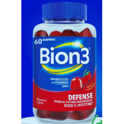 Bion3 Defense 60 Gominolas Sabor Frutos Rojos