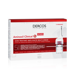 Dercos Aminexil Clinical 5 Mujer 21 Monodosis