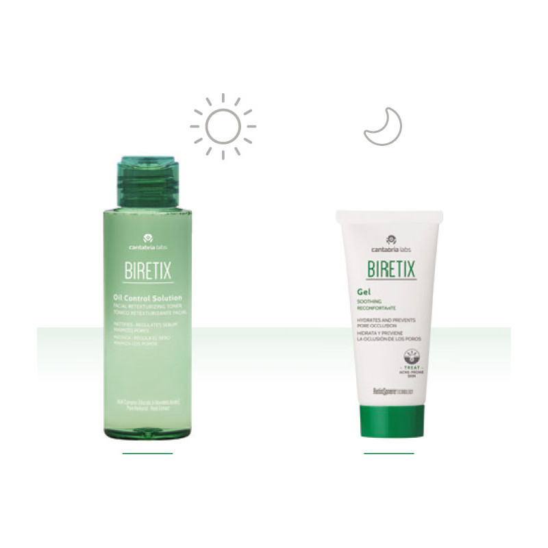 Biretix Rutina Tratamiento Post Tratamiento Oil Control 100ml + Gel 50ml