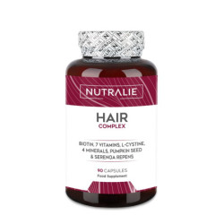 Nutralie Hair Complex + Biotina Vitaminas Para El Cabello 90 Cápsulas