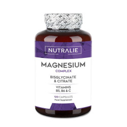 Nutralie Magnesium Complex Bisglicinato Y Citrato 120 Cápsulas