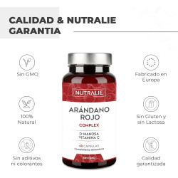 Nutralie Cranberry Complex Arándano Rojo Vit C Y D-Manosa Cistitis 60 Cápsulas
