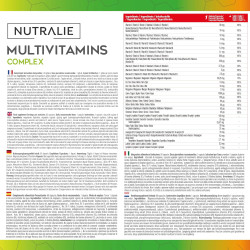 Nutralie Multivitaminas Complex 29 Activos Fatiga 60 Cápsulas
