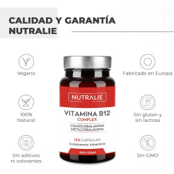 Nutralie Vitamina B12 Complex 2000 Mcg Cansancio 120 Comprimidos