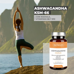 Nutralie Ashwagandha Con B6 + B12 Y Rodiola Ansiedad 60 Cápsulas