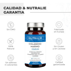 Nutralie Colágeno Marino Complex Ácido Hialurónico Piel 60 Cápsulas