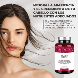 Nutralie Hair Complex +  Biotina Vitaminas Para El Cabello 90 Cápsulas