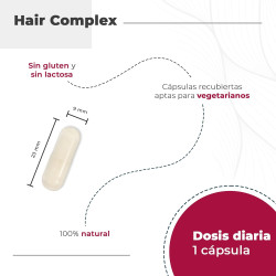 Nutralie Hair Complex + Biotina Vitaminas Para El Cabello 90 Cápsulas