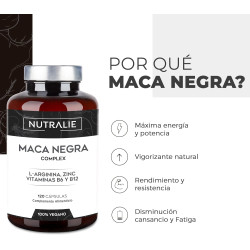 Nutralie Maca Negra Andina Complex 24.000Mg Con B6 Y B12 120 Cápsulas