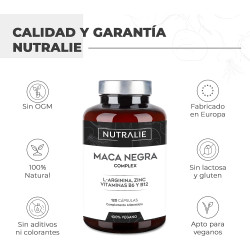 Nutralie Maca Negra Andina Complex 24.000Mg Con B6 Y B12 120 Cápsulas