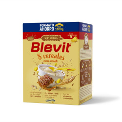 Blevit Superfibra 8 Cereales con Miel  1000 Gramos Formato Ahorro