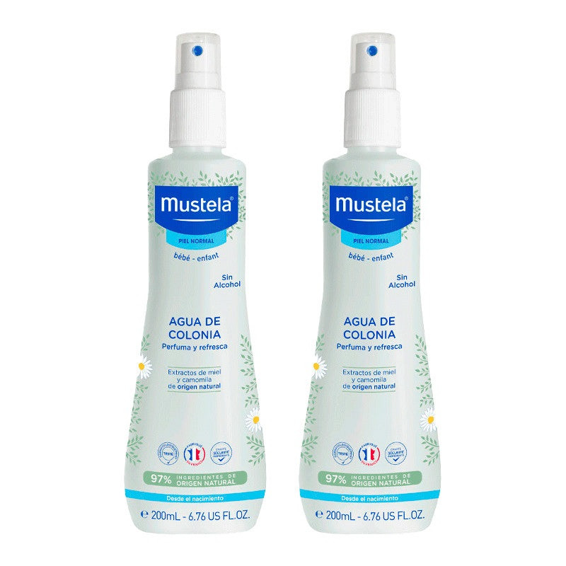 Mustela Agua de Colonia 200 ml + 200ml Duplo Promocion Mustela Agua de Colonia 200 ml + 200ml Duplo Promocion