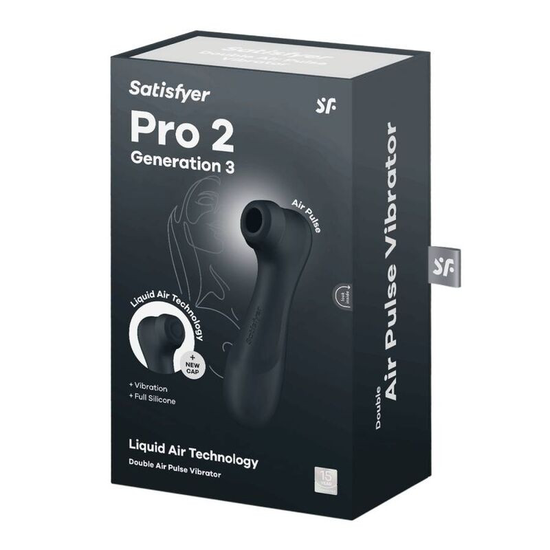 Satisfyer Pro 2 Generación 3 Liquid Air Technology - Negro