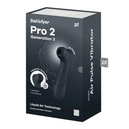 Satisfyer Pro 2 Generación 3 Liquid Air Technology - Negro