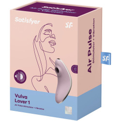 Satisfyer Estimulador Y Vibrador Vulva Lover 1 Rosa