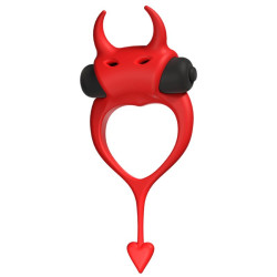 Adrien Lastic Anillo Vibrador Devol Cockring Rojo