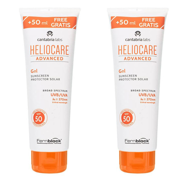 Heliocare Advanced Gel Spf 50 250 ml + 250 ml Duplo Promocion Heliocare Advanced Gel Spf 50 250 ml + 250 ml Duplo Promocion