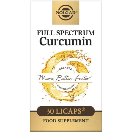 Solgar Full Spectrum Curcuma 30 Cápsulas