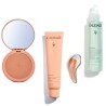 Caudalie Maquillaje Clean Vinocrush Polvos 8.5 g + Crema con Color Tono 3 30ml + Aceite Limpiador 75ml