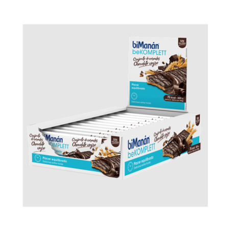 Bimanan Bekomplett Snack Sin Gluten Chocolate Negro 20 Barritas