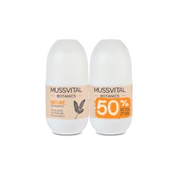 Mussvital Botanics Desodorante Nature 75ml + 75ml Duplo Promoción