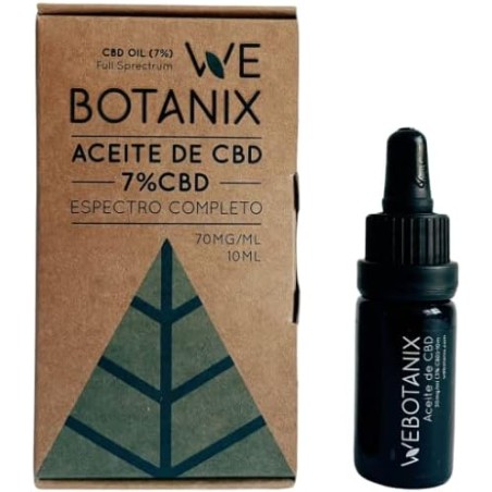 WeBotanix Aceite cbd 7% BIO 10ml
