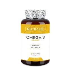 Nutralie Omega 3 Complex 2000Mg Con Vitamina E + B3 Epa Dha 60 cápsulas