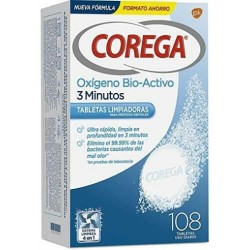 Corega Oxígeno Biactivo 108 comprimidos efervescentes