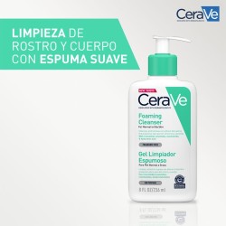 Cerave Gel Limpiador Espumoso Piel Normal a Grasa 1000ml Familiar