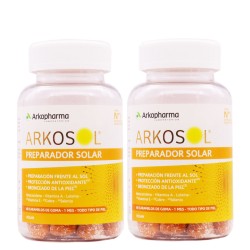 Arkosol Preparador Solar 60 Gominolas  + 60 Gominolas Duplo