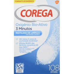 Corega Oxígeno Biactivo 108 comprimidos efervescentes