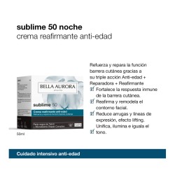 Bella Aurora Sublime 50 Noche Crema Reafirmante Anti Edad 50Ml