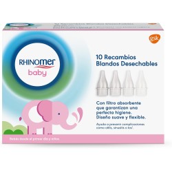 Rhinomer Baby Narhinel Confort 10 Recambios Blandos Desechables