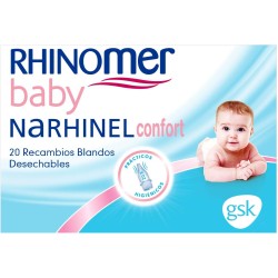 Rhinomer Baby 20 Recambios Blandos Desechables de Aspirador Nasal