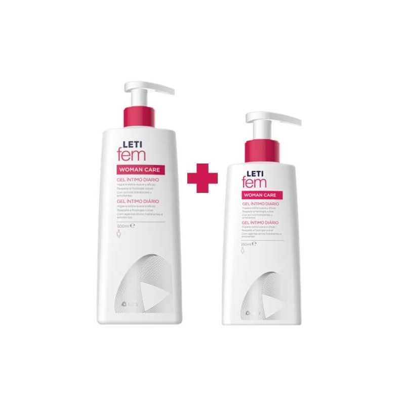 Letifem Woman Gel Íntimo 500ml+250ml Pack Promoción