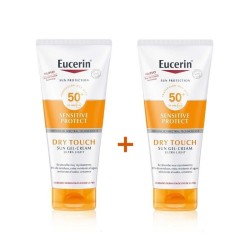 Eucerin Sensitive Protect 50+ Gel Crema Dry Touch Toque Seco 200 ml + 200 ml Duplo