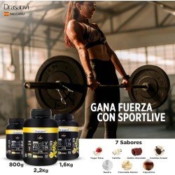 Whey Protein Aislado Vainilla 800g Sport Live Drasanvi