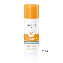 Eucerin Face Oil Control Dry Touch Gel Crema SPF50 Tinted Light 50ml