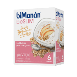 Bimanán beslim Crema De Yogur Con Cererales 6 Unidades