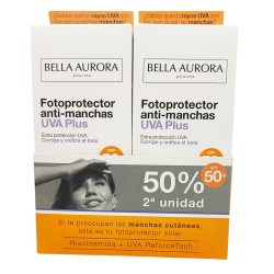 Bella Aurora Fotoprotector UVA Plus Protect SPF50+ 50ml + 50ml Duplo Promocion