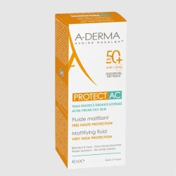 ADerma Protect AC Fluido Matificante Piel Grasa SPF50+ 40 ml