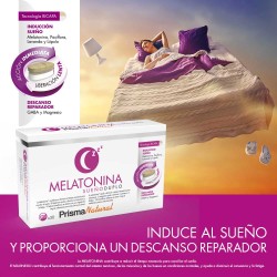 Melatonina Sueño Bicapa 30 Comprimidos Prisma Natural