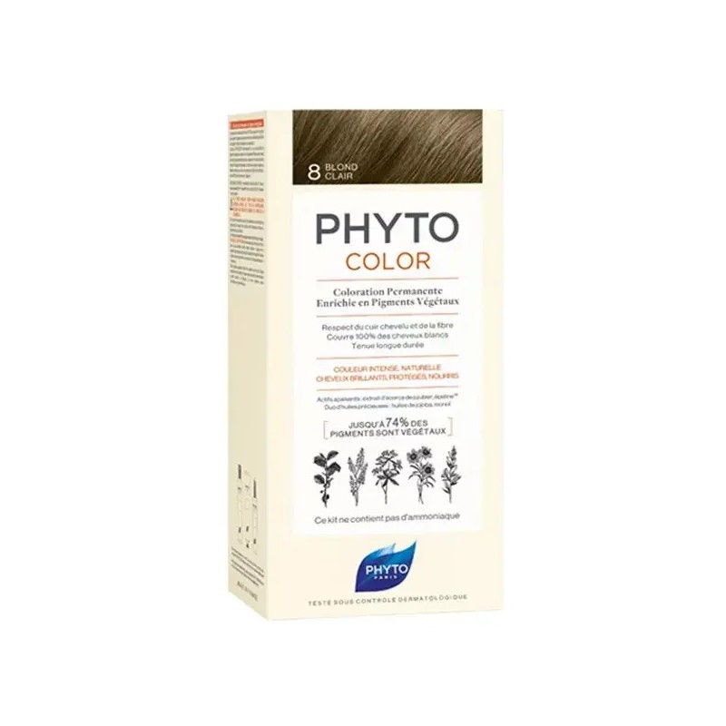 Phyto Color 8 Tinte Rubio Claro Phyto Color 8 Tinte Rubio Claro