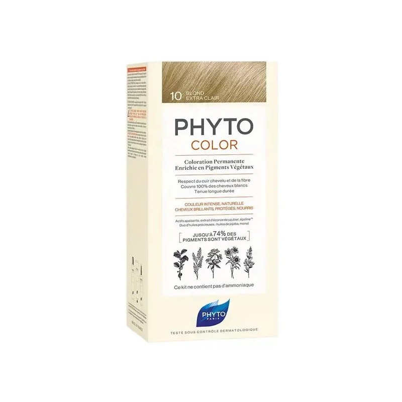 Phyto Color 10 Tinte Rubio Extra Claro