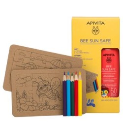 Apivita Bee Sun Kids Spray Solar Spf50 200ml + Puzzle + Lapices