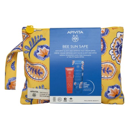 Apivita Bee Sun Safe Antiedad Antimanchas Crema Cara Spf50 50ml + After Sun 100ml