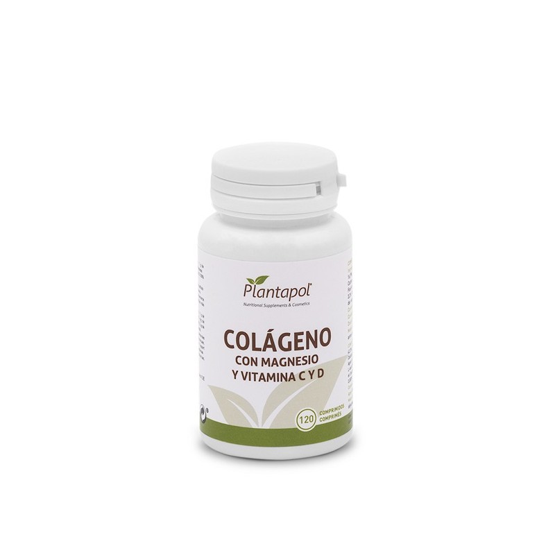 Plantapol Colágeno + Magnesio + Vitamina C Y D 120 Comprimidos