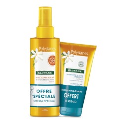 Klorane Polysianes Spray Solar Sublime SPF50 Bio 200 ml + Champú Ducha 75ml